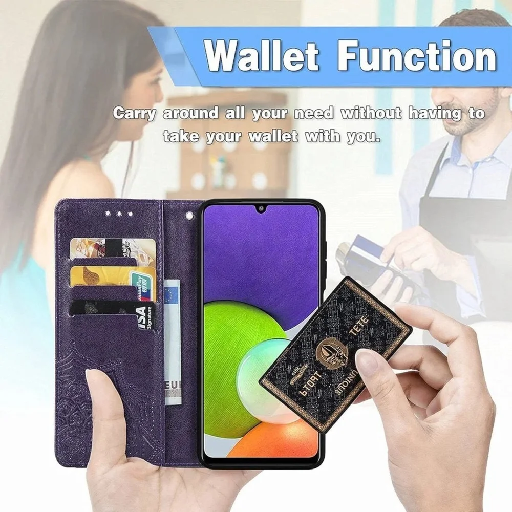 3-in-1 Phone Case In Purple For iPhone 15 Plus